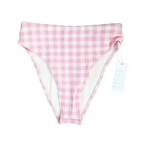 Frankies Bikinis Jenna Pink Gingham Bottom